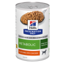 Hill's Prescription Diet Metabolic Консервы для собак, способствует снижению и контролю веса (курица), 370 г.