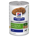 Hill's Prescription Diet Metabolic+Mobility Консервы для собак для здоровья суставов и снижения веса  (курица), 370г.