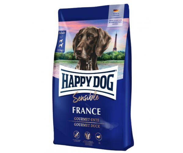 Happy Dog France 20/10 (утка, картофель) 4кг