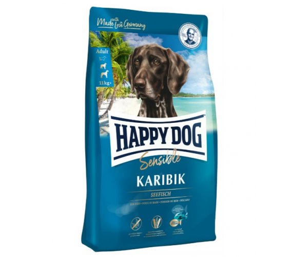 Happy Dog Karibik 23/12 (морская рыба) 4 кг
