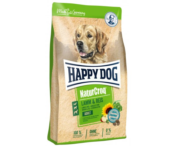 Сухой корм для собак Happy DogNaturCroq Lamm & Reis 4 кг