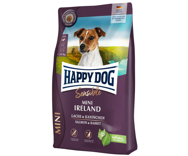 Happy Dog  Mini Ireland (лосось, кролик) 0,8 кг