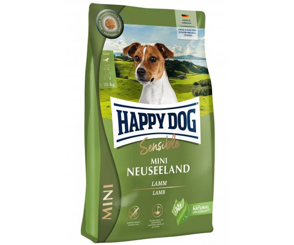 Happy Dog Mini Neuseeland 24/12 (ягненок и рис) 10 кг