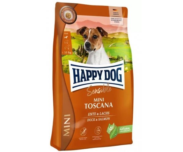 Сухой корм для собак Happy Dog Mini Toscana (утка и лосось)