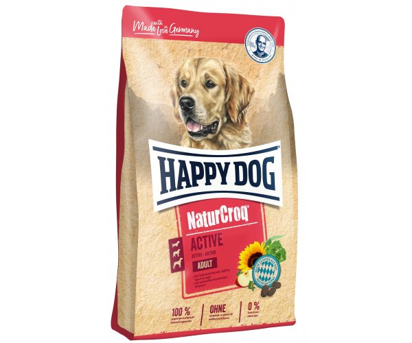 Сухой корм для собак Happy Dog NaturCroq Active 26/16 (птица) 15 кг