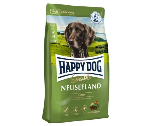 Happy Dog Neuseeland 21/12 (ягненок и рис) 4кг