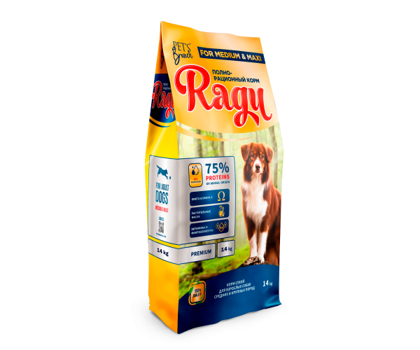 Pet`s Brunch Ragu For Medium & Maxi  14 кг