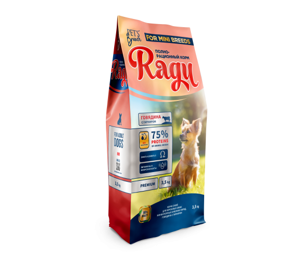 Pet`s Brunch Ragu Beef For Mini Breeds  3.5 кг