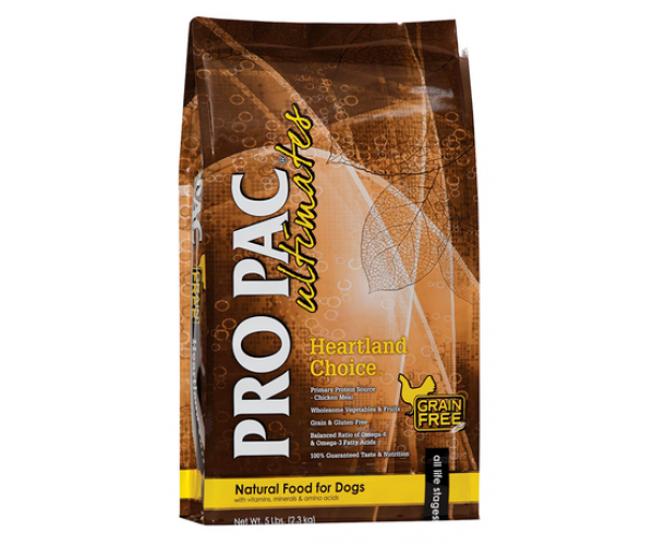 Pro pac ultimates dog heartland choice grain-free