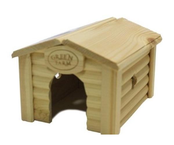 Green Farm Дом с коньковой крышей для мелких грызунов