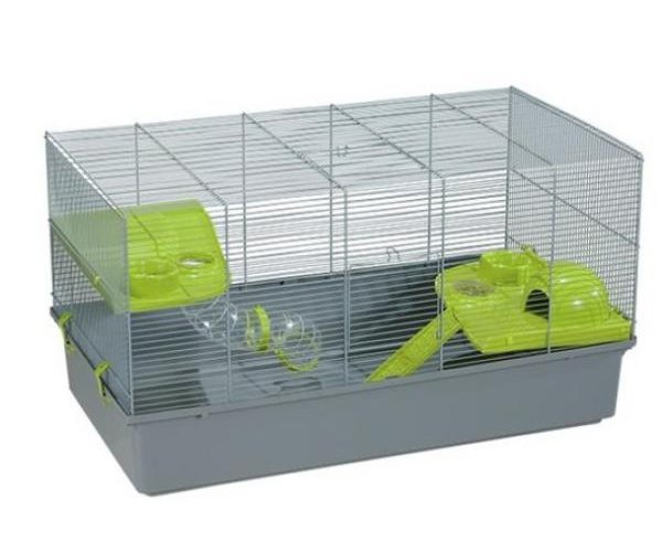 Voltrega клетка для джунгарского хомячка 178, серая