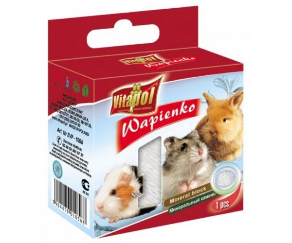 Vitapol Минеральный камень натуральный для грызунов, 40 г