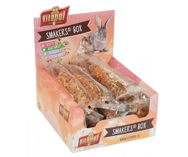 Vitapol Smakers Box PopCorn Палочки д/грызунов, 12 шт.