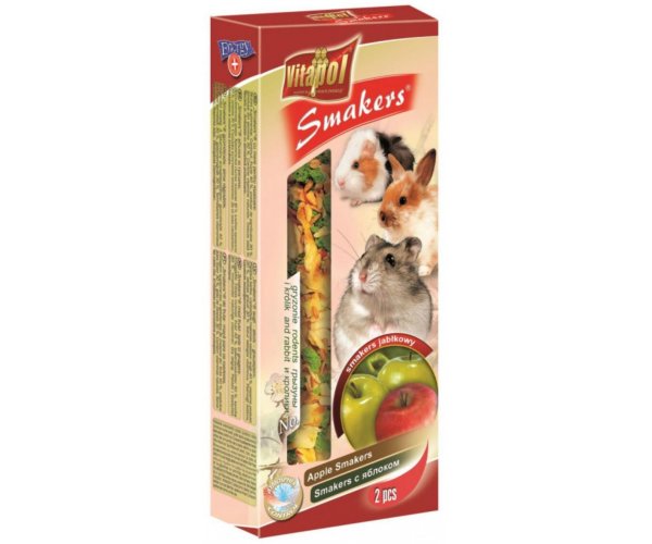 Vitapol Smakers Яблоко для грызунов и кроликов, 90 г