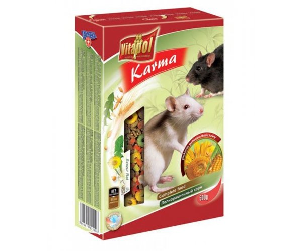 Vitapol 1 Корм для декоративных крыс, 500 г