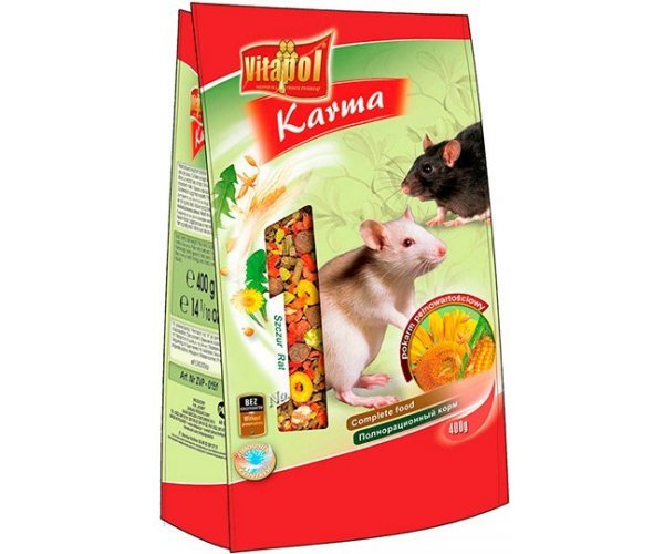 Vitapol Корм для декоративных крыс, 400 г
