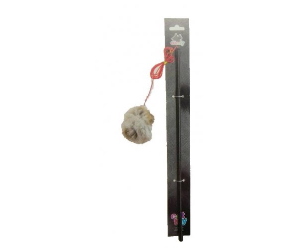 COMFY WILMA Бубон меховой на удочке для кошек