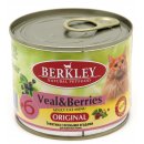 Консервы Berkley для кошек №6 (Телятина с лесными ягодами)