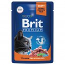 Brit Premium Cat Pouches for Sterilised (Лосось)