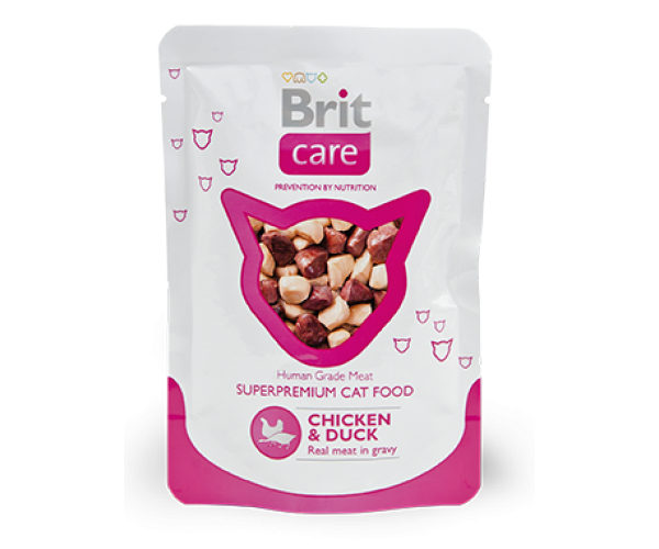 Brit Care Cat Chicken & Duck Pouch курица и утка