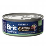 Brit Premium by Nature для стерилизованных кошек (Курица и печень)