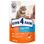 Club 4 Paws для кошек с лососем в желе