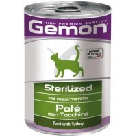 Gemon Консервы Cat Sterilized Pate Turkey