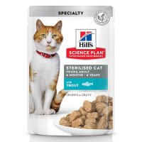 Hill's Science Plan Sterilised Cat влажный корм с форелью