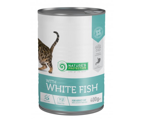 Nature's Protection Cat Sensitive White fish