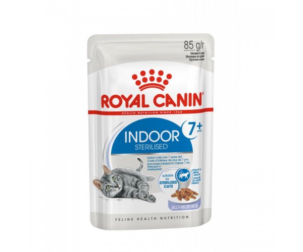 Royal Canin INDOOR STERILISED +7 in JELLY 85г, кусочки в желе