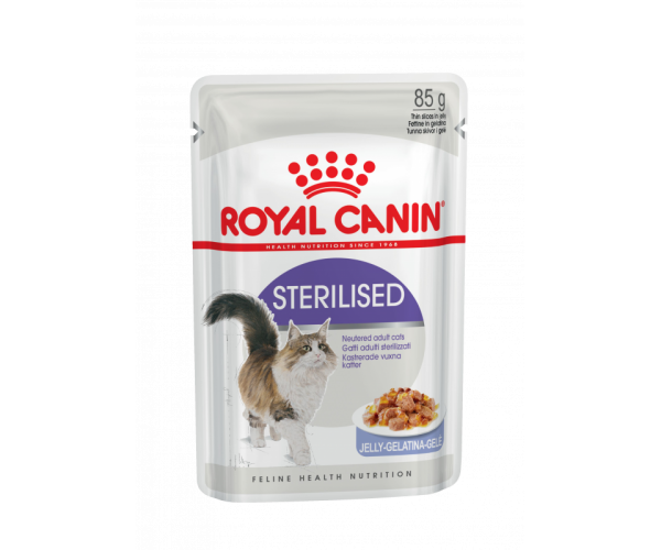 Royal Canin Sterilised в желе для кастрированных котов