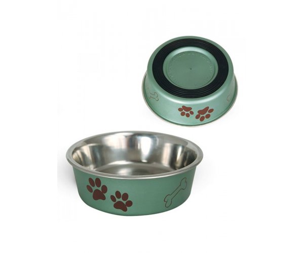 Triol Миска Лапки зеленая