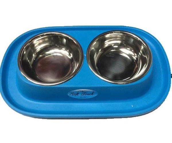 Георпласт Крепление миски "Soft touch inox" double