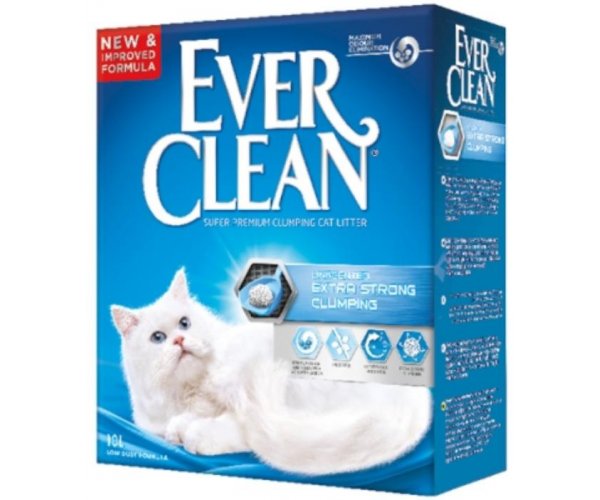 Ever Clean Extra Strong Clumping Unscented для кошек