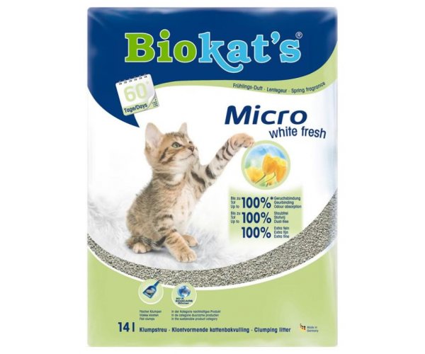Biokat's Micro White Fresh наполнитель для кошек