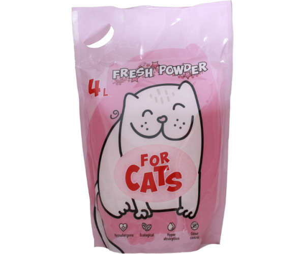 FOR CATS Наполнитель силикагелевый Fresh Powder (звездная пыль) для кошек