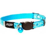 Rogz Ошейник "FancyCat Turquois Bubble Fish"