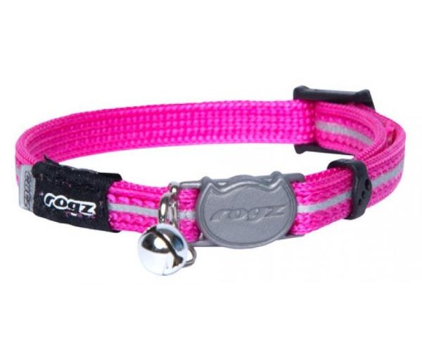 Rogz Ошейник "Alleycat Halsband Pink" для кошек