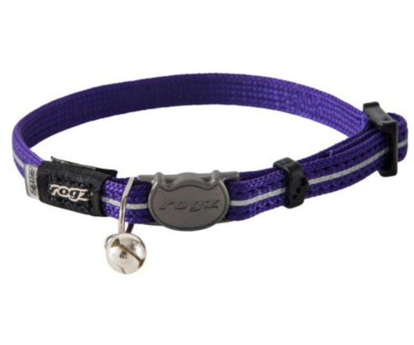 Rogz Ошейник "AlleyCat Halsband Purple" для кошек