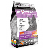 Probalance Cat Gourmet diet Adult (говядина и ягненок)
