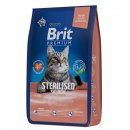 Brit Premium Cat Sterilised (Лосось, курица) для кошек