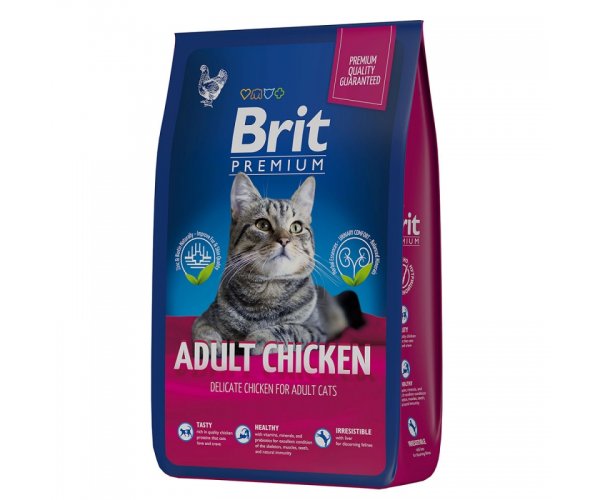 Brit Premium Cat Adult (Курица) для кошек