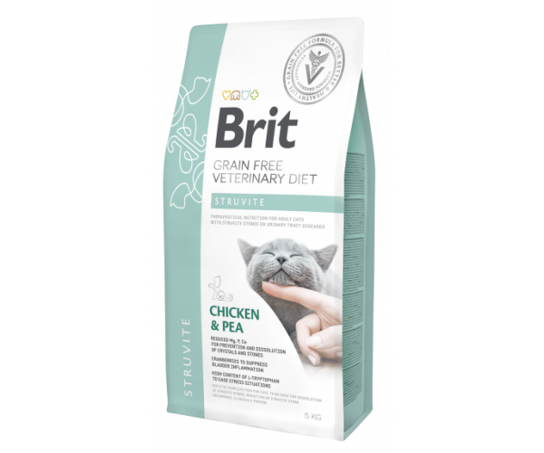 Сухой корм для кошек Brit VD Cat Grain free Struvite для кошек