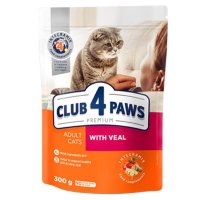 Club 4 Paws для взрослых кошек (Телятина)