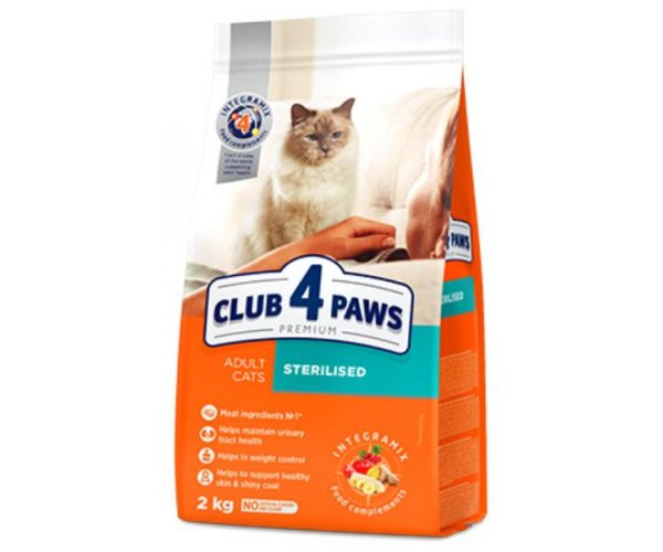 Club 4 Paws для взрослых стерилизованных кошек для кошек