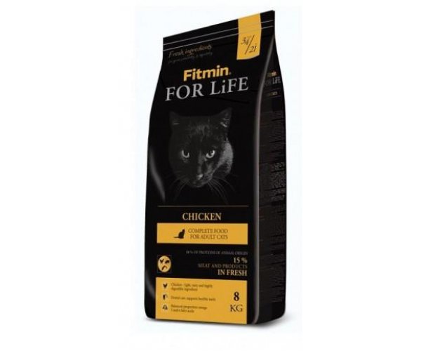 Сухой корм для кошек Fitmin For Life Chicken для кошек