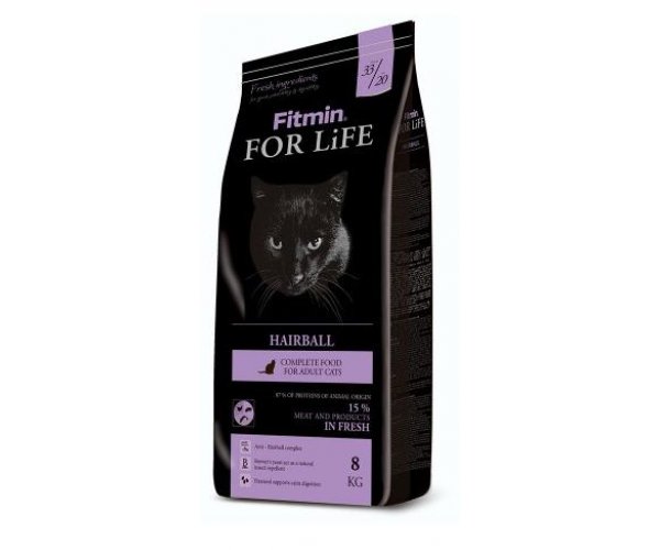 Сухой корм для кошек Fitmin For Life Hairball  для кошек