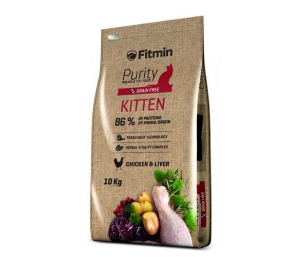 Сухой корм для кошек Fitmin cat Purity Kitten для кошек