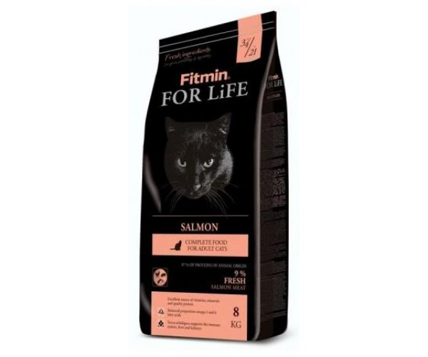 Сухой корм для кошек Fitmin For Life Salmon для кошек