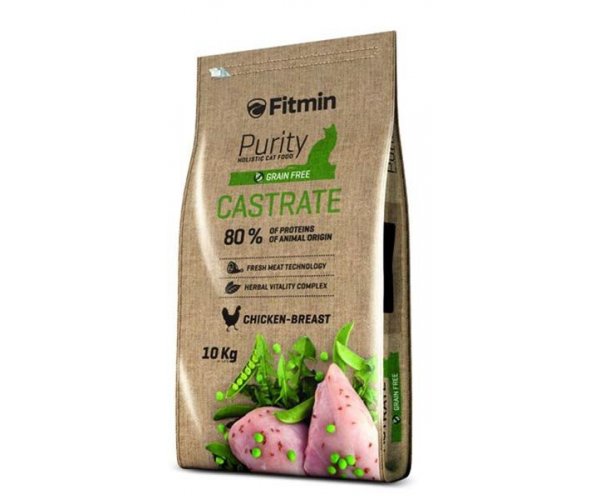 Сухой корм для кошек Fitmin cat Purity Castrate для кошек